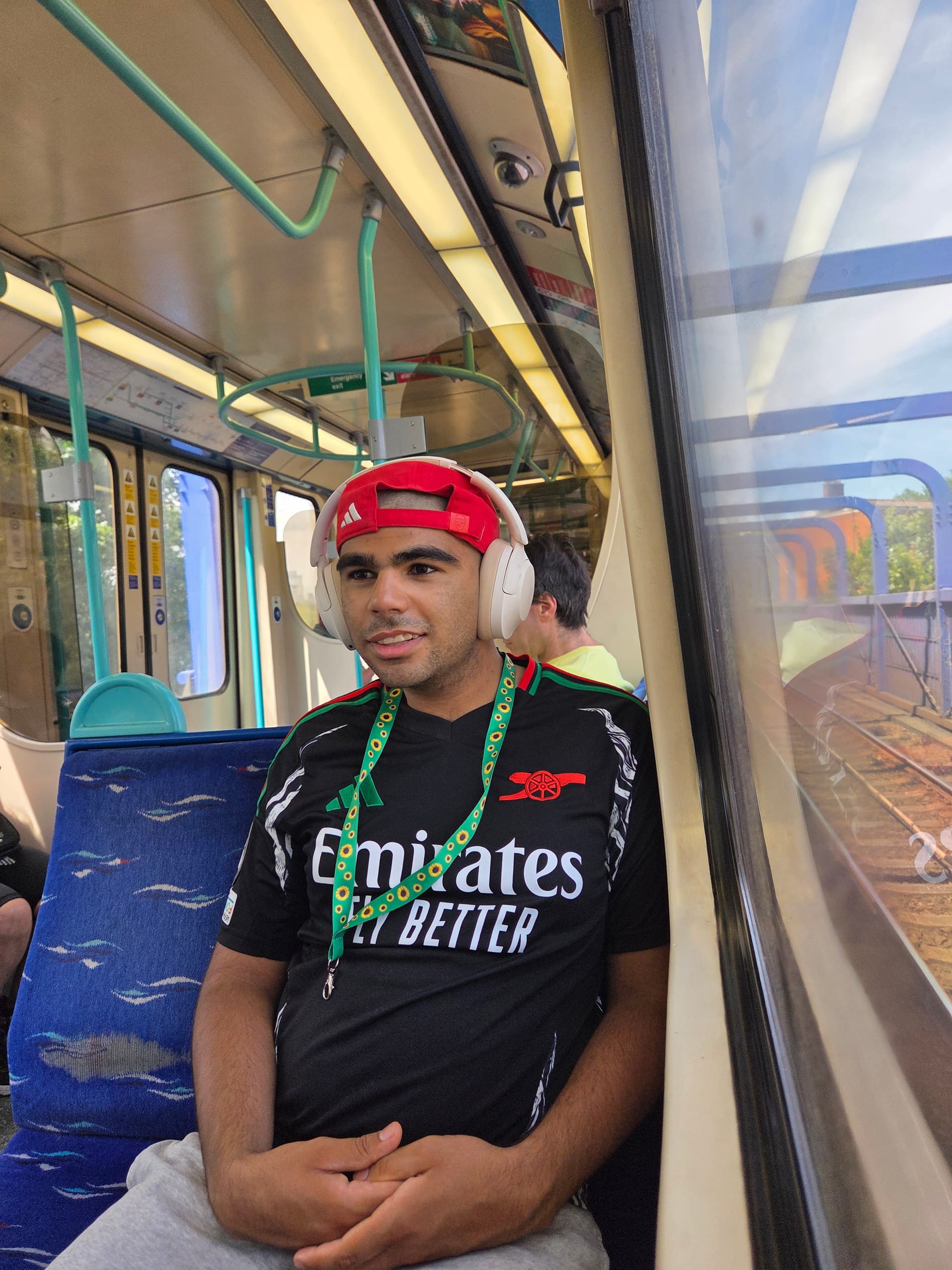Danyal on the DLR